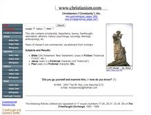 Tablet Screenshot of christianism.com